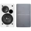 Edifier R1280T 2.0 Bookshelf Speakers, RCA, 0.5-inch Tweeters, 4-inch Drivers, 42W (RMS), Control Knobs and Remote Control, White