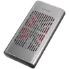 EEM2-20GD USB-C 20Gbps Dual M.2 NVMe SSD CLONE MASTER Enclosure. External USB-C 20Gbps metal box for two M.2 NVMe SSD disks with cloning functionality.