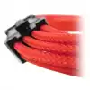 GELID 6+2pin VGA PCI-E Power extension cable 30cm individually sleeved RED, 18 AWG