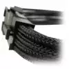 GELID 8pin EPS Power extension cable 30cm individually sleeved BLACK, 18 AWG