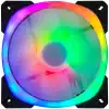GELID LYRA ARGB FAN, 140mm, 24 ARGB LEDs, Dual Ring Lighting, Addressable RGB Controls, Airflow Optimized Impeller, 4-Pin PWM, 750 – 1600 (RPM), 35 max (dBA)