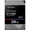 HDD Server WD Ultrastar DC HC580 24TB 512e SE, 3.5’’, 512MB, 7200 RPM, SAS, P3, SKU: 0F62802