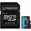 Kingston 128GB microSDXC Canvas Go Plus Gen4 200MB/s A2 U3 V30 Card + Adapter