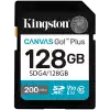 KINGSTON 128GB SDXC Canvas Go Plus Gen4 200MB/s C10 UHS-I U3 V30