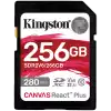 Kingston 256GB SDXC Canvas React Plus SDXC UHS-II 280R/150W U3 V60