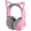Kraken Kitty BT V2 - Quartz Ed. Pink, Wireless Gaming Headset, Kitty Ears and Earcups, Bluetooth 5.2 with Gaming Mode, TriForce 40 mm Drivers, Built into the earcups microphone, Up to 40-hour Battery Life with Type C Charging