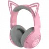 Kraken Kitty BT V2 - Quartz Ed. Pink, Wireless Gaming Headset, Kitty Ears and Earcups, Bluetooth 5.2 with Gaming Mode, TriForce 40 mm Drivers, Built into the earcups microphone, Up to 40-hour Battery Life with Type C Charging