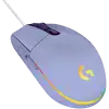 LOGITECH G102 LIGHTSYNC Corded Gaming Mouse - LILAC - USB - EER