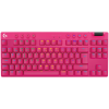 LOGITECH G PRO X TKL LIGHTSPEED Mechanical Gaming Keyboard - MAGENTA - US INT'l - TACTILE