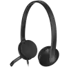 LOGITECH H340 Corded Headset - BLACK - USB