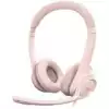 LOGITECH H390 Corded Headset - ROSE - USB