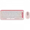 LOGITECH POP ICON COMBO - ROSE - US INT'L - BT  - INTNL-973