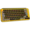 LOGITECH POP Keys Bluetooth Mechanical Keyboard - BLAST YELLOW - US INT'L