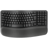 LOGITECH Wave Bluetooth ergonomic keyboard - GRAPHITE - US INT'L - B2B