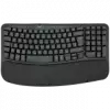 Logitech Wave Keys wireless ergonomic keyboard - GRAPHITE - US INT`L - 2.4GHZ/BT - N/A - INTNL-973 - UNIVERSAL