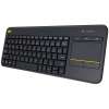 LOGITECH K400 Plus Wireless Touch Keyboard - BLACK - US INT'L