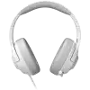 LORGAR Noah 101, Gaming headset with microphone, 3.5mm jack connection, cable length 2m, foldable design, PU leather ear pads, size: 185*195*80mm, 0.245kg, white