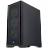 Xigmatek LUX S EN48281, Black, ATX/M-ATX/Mini ITX, U3x1+U2x2, Metal Vents FP & Left TG, 4PCS X24A Fan & Galaxy II Fan Control Kit)