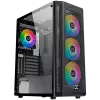 Xigmatek Master X EN46331 ATX/M-ATX/Mini-ITX, USB3.0x1+USB2.0x2, Meshed Grill FP & Left TG, 4PCS X20A Fan & LED Button Switch ARGB Fan Control PCB