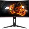 Монитор AOC LED C27G1 Curved Gaming (27“, 16:9, 1920x1080, VA, 144Hz, 250  cd/m², 3000:1, 80M:1, 1 ms, 178/178°, VGA, 2xHDMI, DP, Audio OUT, Tilt: -5/+35°, Swivel, Tilt, H. Adjust, VESA, Ergonomic, Borderless) Black-Red, 3y