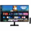 Монитор  LED Samsung LS27DM500EUXDU M5 Smart, 27'' FHD FLAT 16:9 (1920x1080) VA 60Hz, 250 cd/2, 3000:1, 4ms (GTG), 178/178, 2xHDMI, 2xUSB-A, WiFi5, Bluetooth, Tizen OS, Remote, Tilt, VESA 100x100, 2Y
