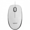 LOGITECH M100 Corded Mouse-WHITE