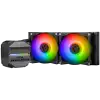 MSI MAG CORELIQUID M240 Liquid Cooler, 2x 120mm ARGB PWM Fans, ARGB Block, Intel LGA 115x/1200/1700/1366/2011/2011-3/2066, AMD AM5/AM4, 3Y Warranty