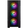 MSI MAG FORGE M100A, M-ATX Tower, M-ATX/ M-ITX, 1x USB 3.2 Gen 1 Type-A, 2x USB 2.0 Type-A, 1x Audio, 1x Mic, Power Button, 4x 120mm ARGB Fans, Mesh Panel, Acrylic panel.