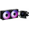 MSI MPG CORELIQUID K240 V2 Liquid Cooler, 2X 120mm ARGB 2500rpm PWM Fans, 2.4