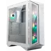 MSI MPG GUNGNIR 110R WHITE, Mid-Tower, ATX/Micro-ATX/Mini-ITX, 2x USB 3.2 Gen 1 Type-A, 1x USB 3.2 Gen 2x2 Type-C, 1x Audio/1x Mic, ARGB Hub, RGB Button, 4x 120mm ARGB Fans, Glass Front Panel, 4mm Tempered Glass