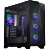 MSI MPG GUNGNIR 300R AIRFLOW, Mid-Tower, E-ATX/ATX/M-ATX/ITX, 2x USB 3.2 Gen 1 Type-A, 1x USB 3.2 Gen 2x2 Type-C, 1x Audio/1x Mic, LED Switch Button, ARGB Hub, 4x 120mm ARGB Fans, 1mm Perforated Front Panel, 3mm Tempered Glass