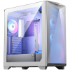 MSI MPG GUNGNIR 300R AIRFLOW WHITE, Mid-Tower, E-ATX/ATX/M-ATX/ITX, 2x USB 3.2 Gen 1 Type-A, 1x USB 3.2 Gen 2x2 Type-C, 1x Audio/1x Mic, LED Switch Button, ARGB Hub, 4x 120mm ARGB Fans, 1mm Perforated Front Panel, 3mm Tempered Glass