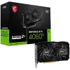 MSI Video Card Nvidia GeForce RTX 4060 TI VENTUS 2X BLACK 16G OC, 16GB GDDR6, 128bit, Boost: 2625 MHz, 18Gbps,  4352 CUDA Cores, PCIe 4 x 16, 3x DP 1.4a, HDMI 2.1a, RAY TRACING, Dual Fan, 1x8pin, 550W Recommended PSU, 3Y