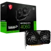 MSI Video Card Nvidia GeForce RTX 4060 VENTUS 2X BLACK 8G OC, 8GB GDDR6, 128bit, Boost: 2490 MHz, 3072 CUDA Cores, PCIe 4.0, 3x DP 1.4a, HDMI 2.1a, RAY TRACING, Dual Fan, 1x 8pin, 550W Recommended PSU, 3Y