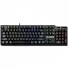 MSI VIGOR GK41 LR US Gaming Keyboard, Black, 6 fixed color LEDs in 10 different lighting zones, 6+N Key Rollover & Anti-ghosting, Hotkeys for Rapid Control, 3 Adjustable Keyboard Angles