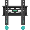 ONKRON Fixed TV Wall Mount for 17 to 43-inch Flat Panel TVs Digital Panels 30 kg, Black