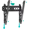 ONKRON Tilting TV Wall Mount for 35 to 65-inch Flat Panel TVs Digital Panels 60 kg TM5 Black