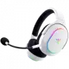 Razer Barracuda X Chroma, Gaming Headset, White, Oval Ear Cushions, 2.4 GHz Wireless / Bluetooth, Breathable Fabric with Memory Foam Cushions, Detachable Razer™ HyperClear Cardioid Mic, 7.1 Surround sound: Only available on Windows 10 64-bit (or higher)