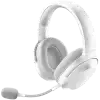 Razer Barracuda X Mercury White Wireless Multi-platform Gaming and Mobile Headset, Razer TriForce 40mm Drivers, Detachable HyperClear Cardioid Mic, Ultra-soft FlowKnit mem foam, 7.1 audio, 50hrs, Dual Wireless, Type-C, Compt PC, PlSt, MD, Ad, iOs