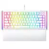 Razer BlackWidow V4 75% White, Gaming Keyboard, US Layout, Hot-swappable Design, Compact 75% Layout with Aluminum Case,  Mechanical Switches (Tactile), Razer Chroma RGB, Dedicated media roller with 2 dedicated media buttons, Detachable Type C Cable