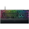 Razer BlackWidow V4 Mechanical Gaming Keyboard, US Layout, Green Switch, Razer Chroma™ RGB, 6 Macro Keys, Lubricated Stabilizers, Media Keys, Magnetic Wrist Rest, Up to 8000 Hz Polling Rate, Detachable Type C Cable
