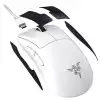 Razer DeathAdder V3 Pro - White Edition, Ergonomic Wireless Gaming Mouse, Speedflex Charging Cable USB Type C, 30000DPI, Optical Mouse Switches Gen-3, 63 g, Focus Pro 30K Optical Sensor