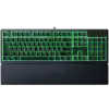 Razer Ornata V3 X US, Silent Membrane Switches, RGB Lighting, 1000 Hz Ultrapolling, UV coated ABS Keycaps, Soft-touch wrist rest