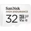 SANDISK MAX ENDURANCE microSDHC 32GB + SD Adapter 15,000 Hours