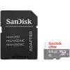 SANDISK Ultra microSDXC 64GB + SD Adapter 100MB/s Class 10 UHS-I- Tablet Packaging