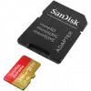 SANDISK Extreme microSDXC 256GB + SD Adapter + 1 year RescuePRO Deluxe up to 190MB/s & 130MB/s Read/Write speeds A2 C10 V30 UHS-I U3