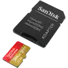 SanDisk Extreme microSDXC 256GB + SD Adapter + 1 year RescuePRO Deluxe up to 190MB/s & 130MB/s Read/Write speeds A2 C10 V30 UHS-I U3