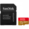 SANDISK Extreme microSDXC 64GB + SD Adapter + 1 year RescuePRO Deluxe up to 170MB/s & 80MB/s Read/Write speeds A2 C10 V30 UHS-I U3