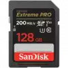 SANDISK Extreme PRO 128GB SDXC Memory Card + 2 years RescuePRO Deluxe up to 200MB/s & 90MB/s Read/Write speeds, UHS-I, Class 10, U3, V30