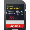 SANDISK Extreme PRO 128GB SDXC Memory Card, 300MB/s Read & Write speeds, 8K, V90, UHS-II